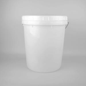 China Food Grade Small PP Transparent Plastic Bucket With Handle And Lid on sale