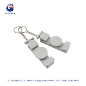 FTTB 2mm Carbon Steel Fiber Drop Wire Clamp