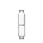 Liquid Medicine Molded Glass Vial 20ml Clear Amber Glass Vials With Rubber