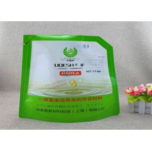 Stereoscopic Heart Shaped Pouch , Disposable Clear Pattern Liquid Pouch With