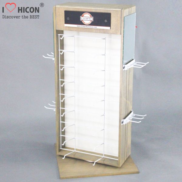 Sunglasses Display Reading Glasses Rack Countertop Eyewear Showcase 2 - Sided