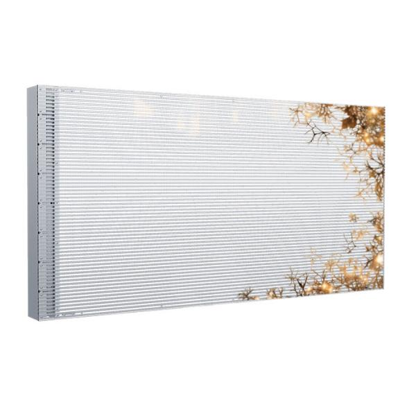 China P6 Adhesive Transparent LED Display Full Color Rear Service For Shopping Window factory