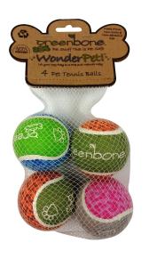 China Tennis Ball Toys, 2.5-Inch, 4-Pack factory