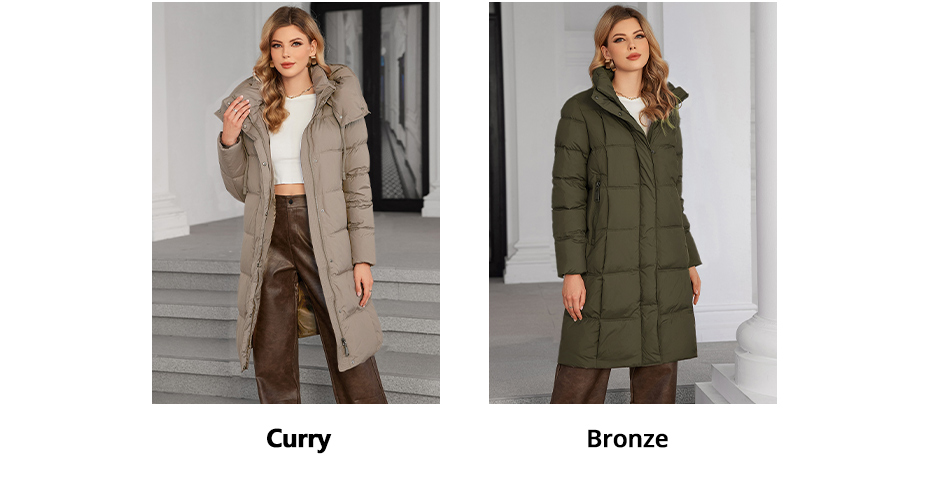 Mid Length Detachable Hood Thickened Down / Cotton Jacket, classic coat, nice colour, for daily wear, warm coat, classic style
