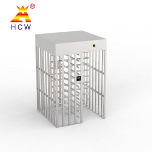 China Full Height Construction Site Turnstiles Bidirectional RFID Card Rotating Entrance Gate factory