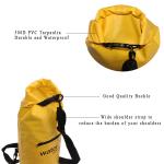 500D PVC Tarpaulin Floating Dry Bag Single / Double Strap Custom Printed Logo