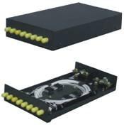 China Cold Rolled Steel Shee Fiber Optic Terminal Box-8 adapters outlet for Wall Mounted factory