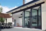 Horizontal Aluminum Doors And Windows With Tempered Clear Glass