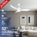 Low Noise Remote Control Ceiling Fan Light for Bedroom Decoration Energy Saving