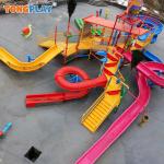 Creative Playground And Splash Park Fiberglass Indoor Aqua Playground