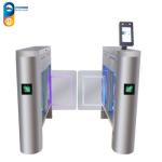 Pedestrian Security Vertical Swing Half Height Turnstile With Face Recognition