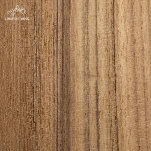 China Teak Veneer | Quarter Cut | 0.45mm | LINGFENG factory