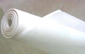 China Raw White Industrial Polyester Filter Cloth For Powder Dust Collection Using factory