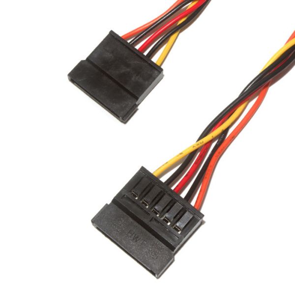 China 100MM Custom Wire Harness , 5 Pin Sata Power Cable ID Connectors factory