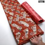 Supoo Popular African Lace Silk Velvet Embroidery Fabric Ideal for Wedding