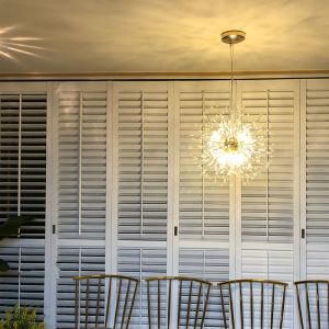 Modern Crystal Dandelion Chandelier Lighting Pendant Lamp Chiffon Chandelier(WH