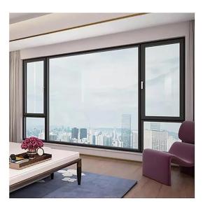 China High Air Tightness Hanging Curtain Type Aluminum Sliding Windows factory