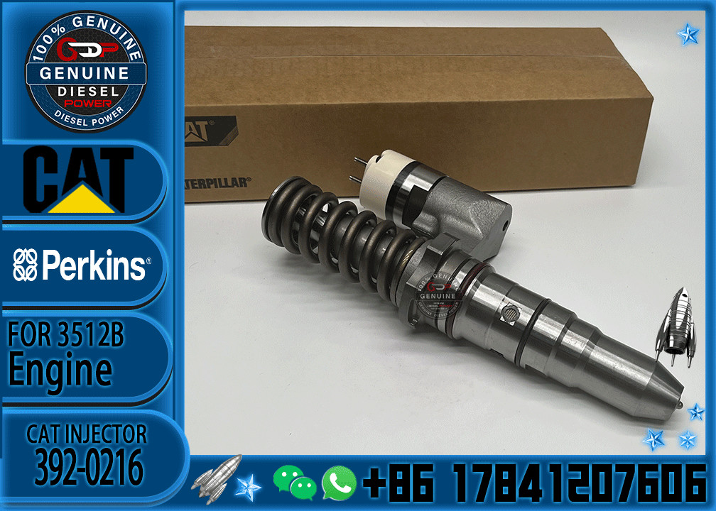 Cat Excavator 3512B/3512C/3516C engine spare parts fuel system oem common rail fuel injector 392-0216 / 20R-1277