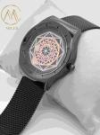 Stainless Steel Strap Watch with Water Resistance 30 Meters for Men and Women