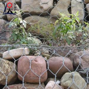 China Hexagonal Gabion Baskets Rock Wall Metal Stone Cage Protection Netting factory