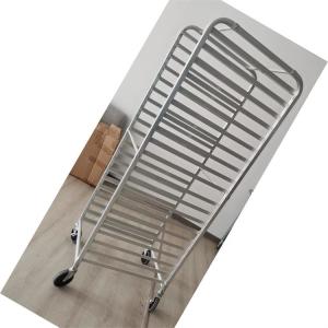China Customzied Commercial Aluminum Alloy Sheet Pan Rack Trolley For 18x26 Inch Sheet Pan Baking Trolley factory