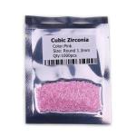 3A Quality Pink Color Wholesale Loose Gemstones Round Shape 2mm 3mm Synthetic
