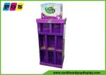Purple Full Color Printing Cardboard Floor Displays FSDU For Fairy Toys Items