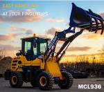 1670-20 Tire Mini Articulated Wheel Loader, 5300kg Operating Weight Front End
