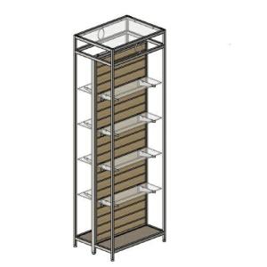 China T Stand Tool Storage Rack Aluminum Slatwall Floor Standing With Long Life factory