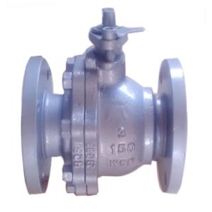 China cast steel flange ball valve factory