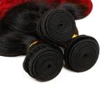 3 Bundles Weave Ombre Real Hair Extensions Remy Hair Last Long Time For Girl