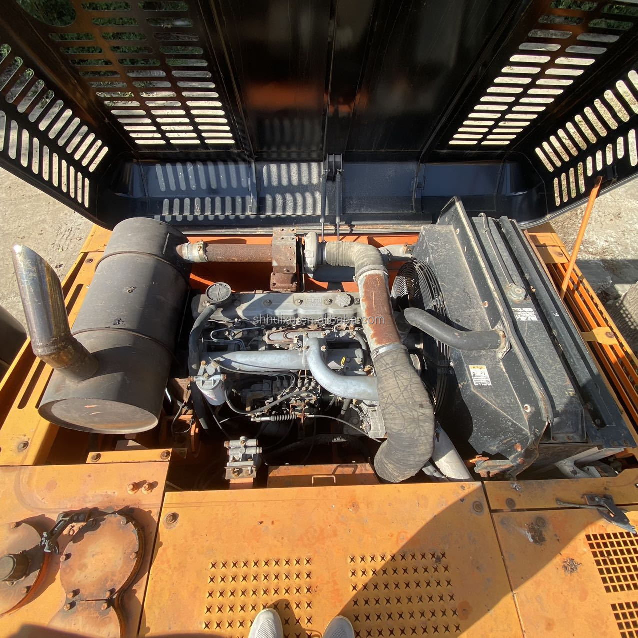 Doosan hot sale earth moving equipment used doosan dh420lc-7 excavator dh420 42ton large mining excavator dh420lc