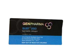China Waterproof Bottles Gen Pharma vial Vial Labels Design For 10ml Injection Vial factory
