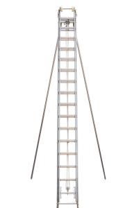 China 3 Section Aluminum Extension Ladder 12 Meter 15m Fireman Rescue factory