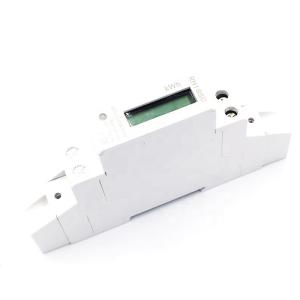 China DIN RAIL Single phase digital power meter kwh meter LCD Display factory