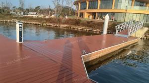 China Stable Aluminum Floating Dock 2000mm / 2400mm / 3000mm Floating Pontoon Dock factory