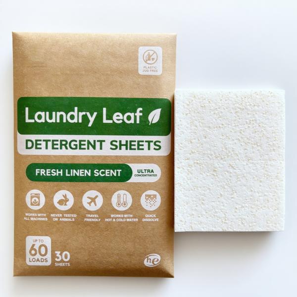 China Eco-Friendly Laundry Detergent Tablets Biodegradable Laundry Detergent Sheet factory