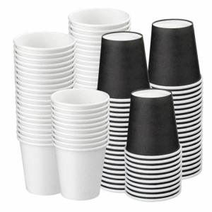 Portable Food Grade Paper Single Wall Cups With Customized Size And Colors