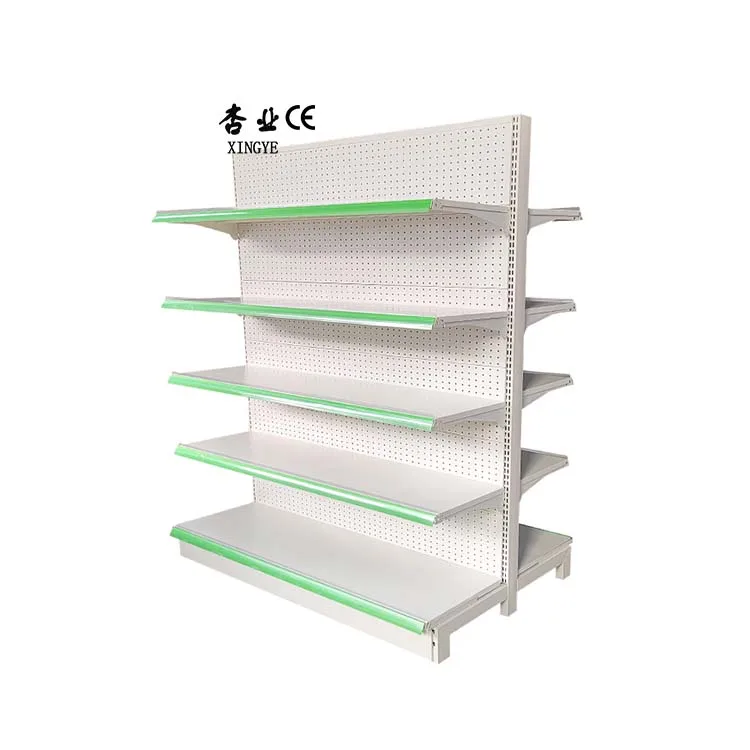 Manufacturer Customized Color Size Supermarket shelves Buckle back plate shelves Convenience store shelves