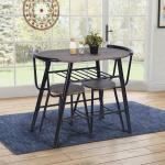Contemporary Metal Dinning Table And Chair Set Home Furniture