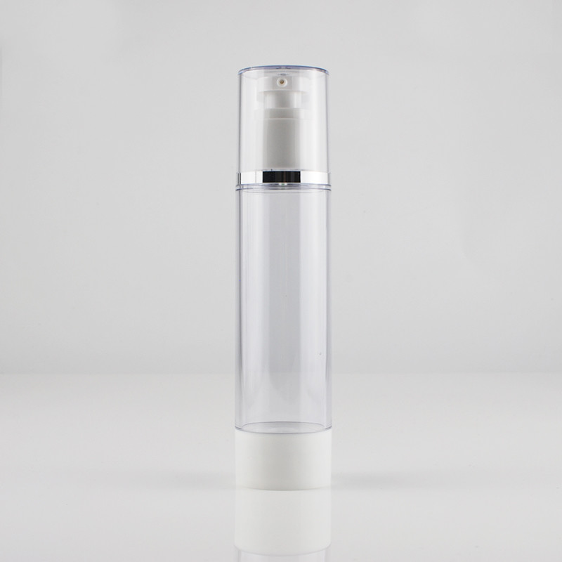 No Spill 80ml 120ml Plastic Airless Pump Bottles For Thick Cream