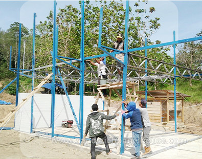 Waterproof Sandwich Panel Container House Portable Site Prefabricated Building
