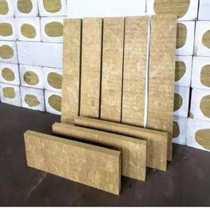 China Sustainable Recyclable Rock Wool Panels For Building Insulation factory