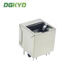 KRJ-5224SGGNL 180 Degree 8P8C Modular Connector RJ45 Single Port Without