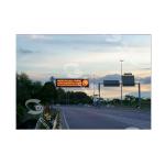 16*8 Resolution Digital Variable Message Sign for Outdoor Traffic on Highway by
