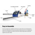 1560 Portable Plasma Cutting Machine Metal 300mm Length