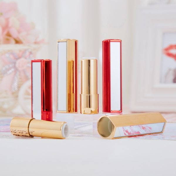 OEM Empty Lipstick Tube push bounce with mirror 12.11mm empty tubes
