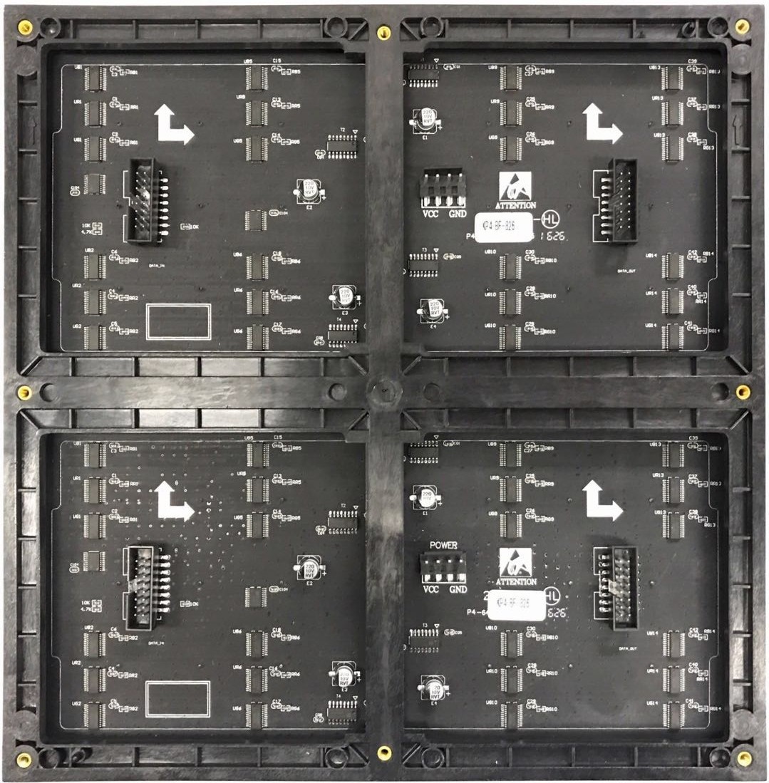 1000mcd High Brightness P4 SMD LED Matrix Display 1/32 Scan Driving Energy Saving Shenzhen Factory