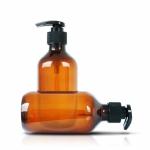 Lightweight Cosmetic Lotion Bottles / Shampoo Amber Cosmetic Bottles 10fl.oz