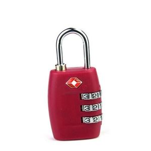 China TSA digit lock &amp;red lock PC material TSA travel lock&amp; Fashion Design Tsa Luggage Lock&amp; Tsa Bag Number Lock factory